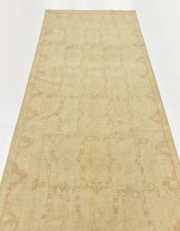 Detail image of  5' 10 x 10'  Hand Knotted Peshawar Ziegler Rug