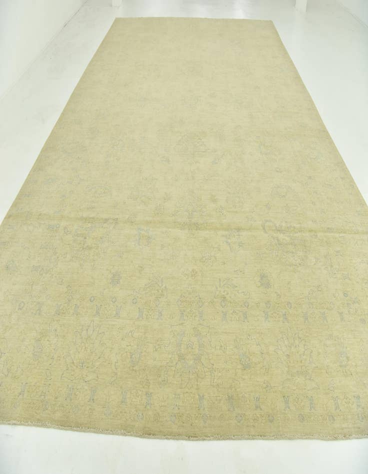 Detail image of 12' 3 x 18' 2 Hand Knotted Peshawar Ziegler Rug