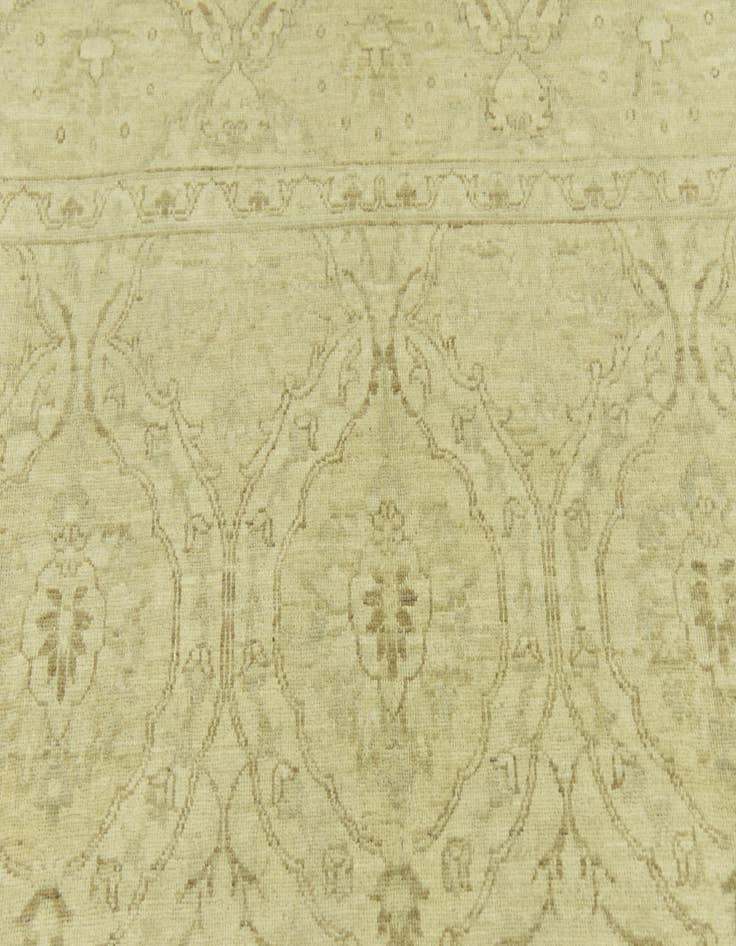 Detail image of  5' 7 x 7' 9  Hand Knotted Peshawar Ziegler Wool Rug