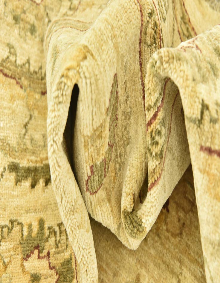 Detail image of  5' x 6' 10  Hand Knotted Peshawar Ziegler Rug