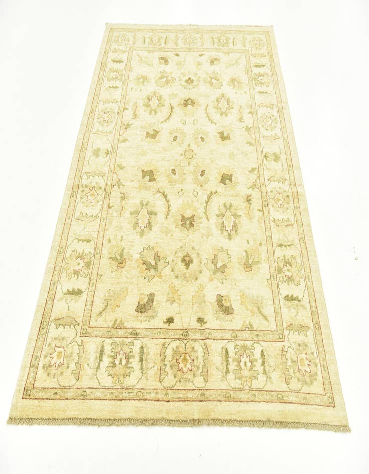 Detail image of  5' x 6' 10  Hand Knotted Peshawar Ziegler Rug