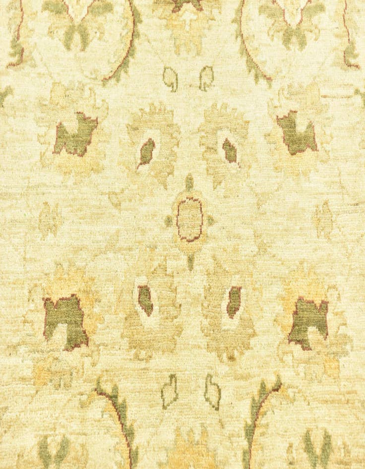 Detail image of  5' x 6' 10  Hand Knotted Peshawar Ziegler Rug