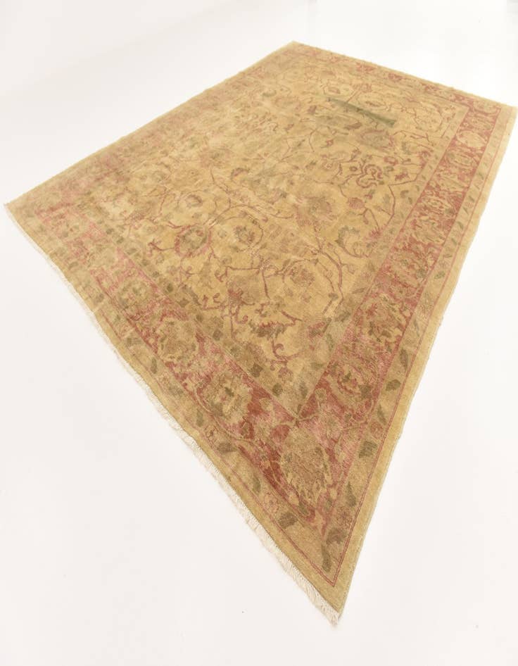 Detail image of  10' 2 x 13' 5  Hand Knotted Peshawar Ziegler Rug