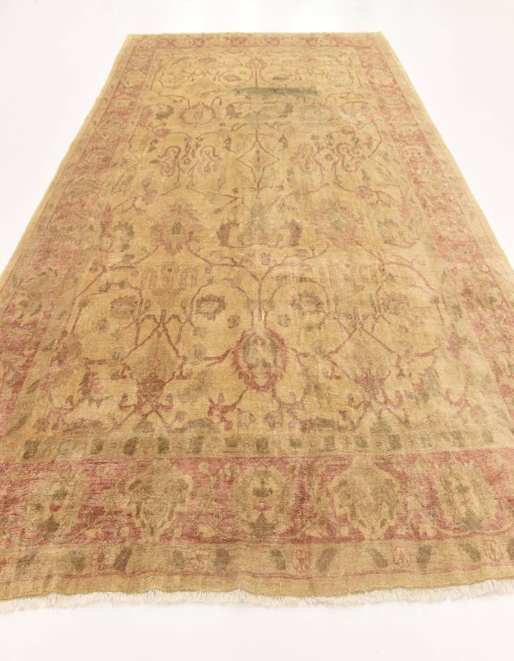 Detail image of  10' 2 x 13' 5  Hand Knotted Peshawar Ziegler Rug