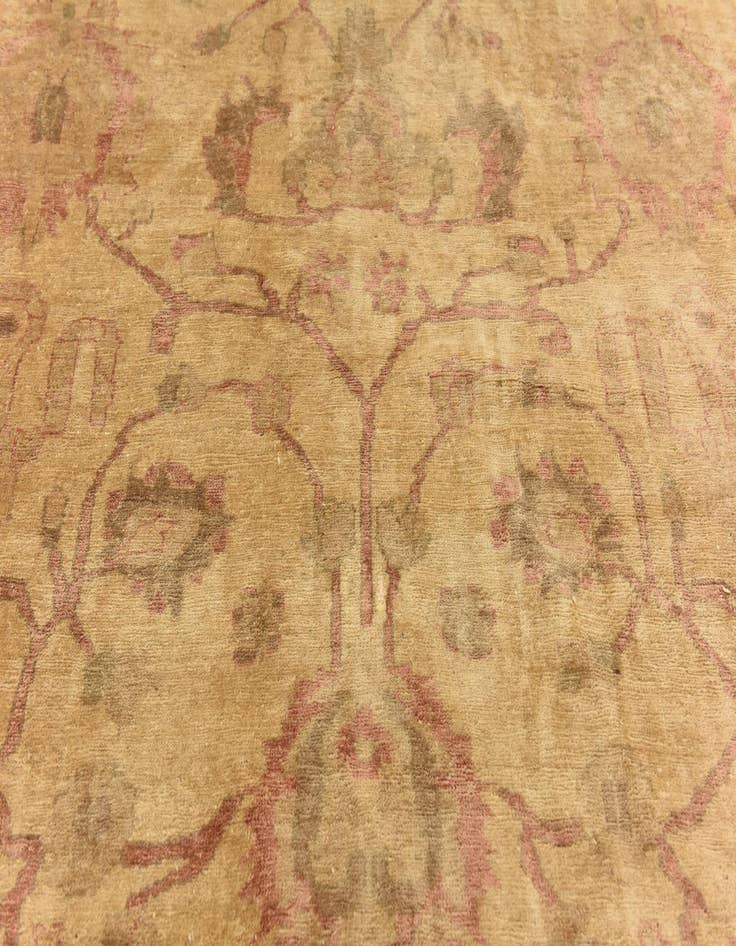 Detail image of  10' 2 x 13' 5  Hand Knotted Peshawar Ziegler Rug