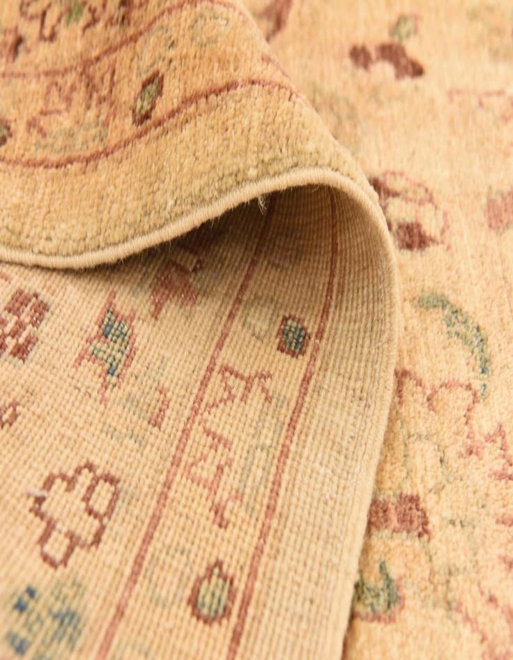 Detail image of 5' 10 x 9' 6 Hand Knotted Peshawar Ziegler Rug