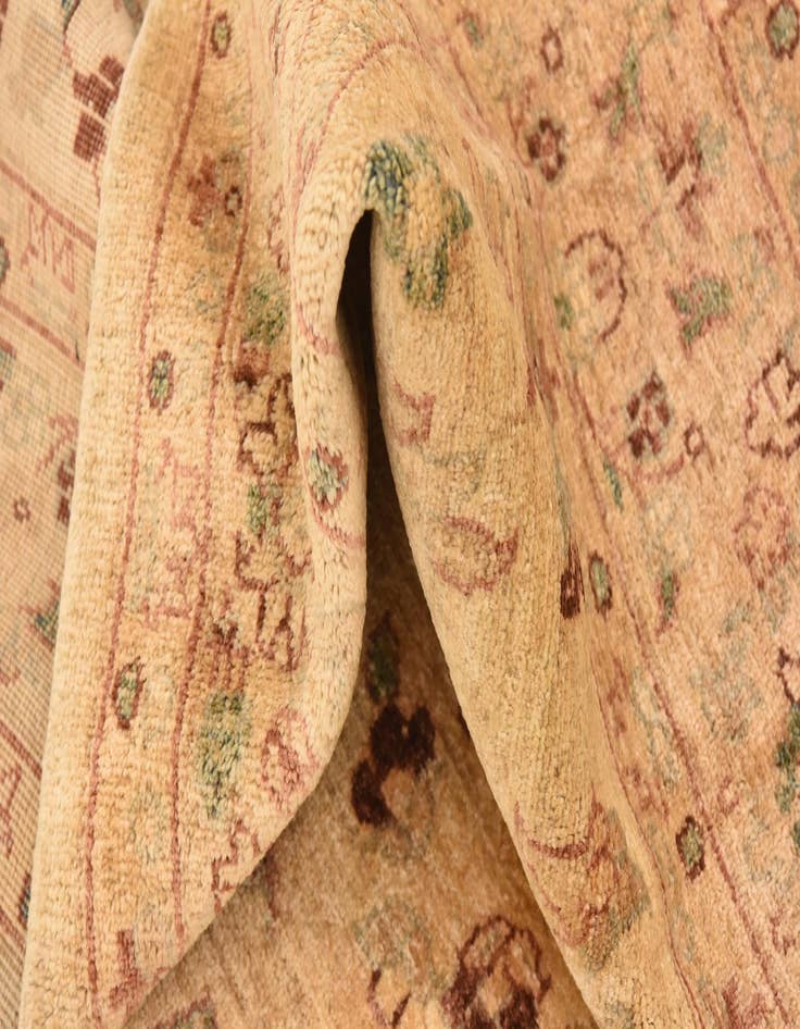 Detail image of 5' 10 x 9' 6 Hand Knotted Peshawar Ziegler Rug