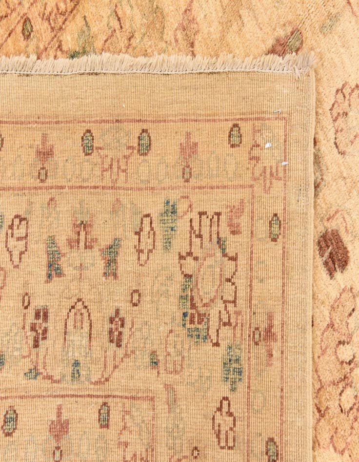 Detail image of 5' 10 x 9' 6 Hand Knotted Peshawar Ziegler Rug