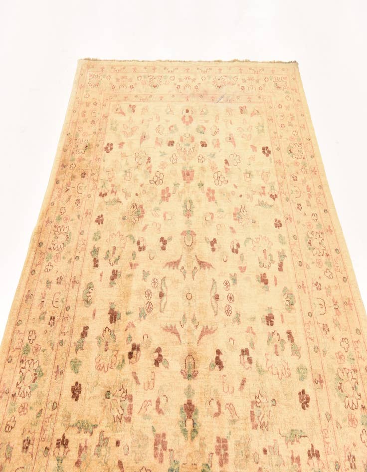 Detail image of 5' 10 x 9' 6 Hand Knotted Peshawar Ziegler Rug