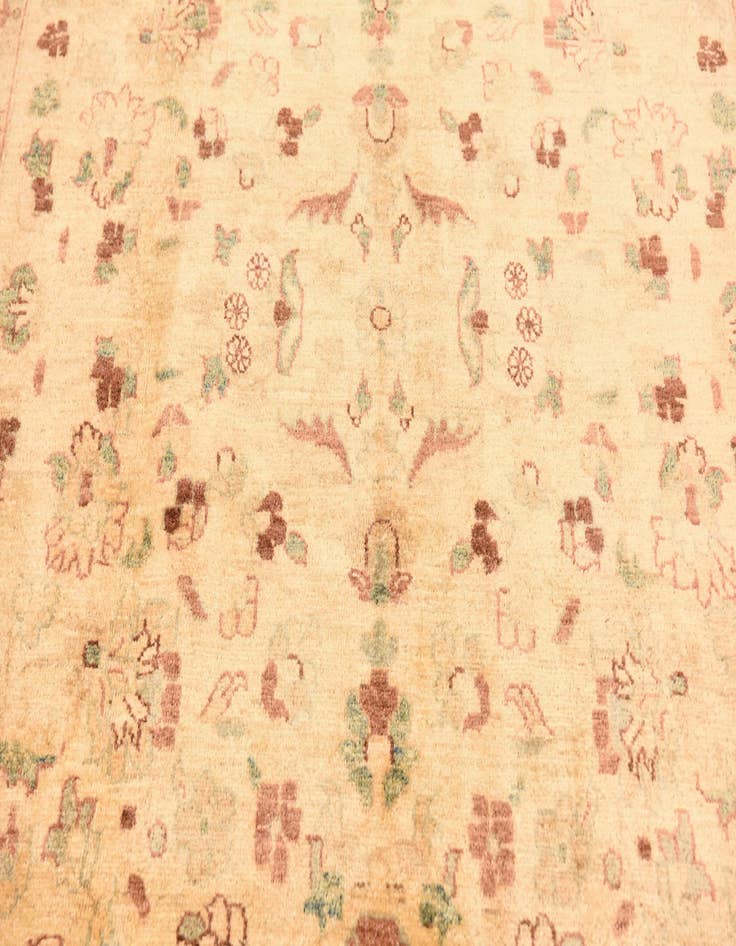 Detail image of 5' 10 x 9' 6 Hand Knotted Peshawar Ziegler Rug