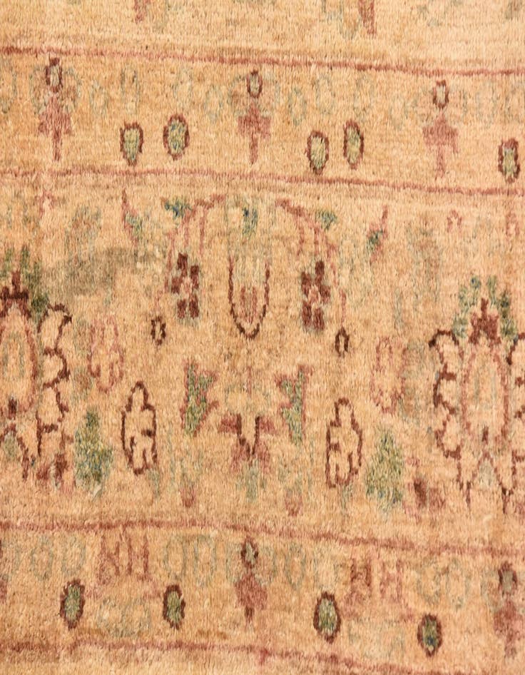 Detail image of 5' 10 x 9' 6 Hand Knotted Peshawar Ziegler Rug