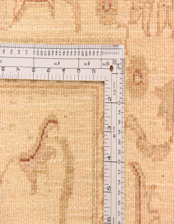 Detail image of  5' 9 x 7' 10  Hand Knotted Peshawar Ziegler Rug