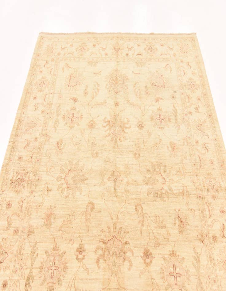 Detail image of  5' 9 x 7' 10  Hand Knotted Peshawar Ziegler Rug