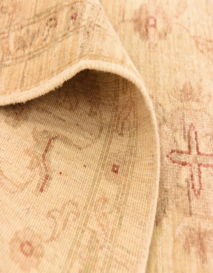 Detail image of  5' 9 x 7' 10  Hand Knotted Peshawar Ziegler Rug