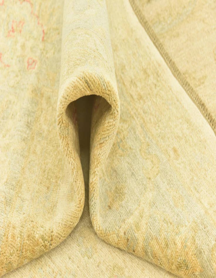 Detail image of  8' 3 x 9' 7  Hand Knotted Peshawar Ziegler Rug