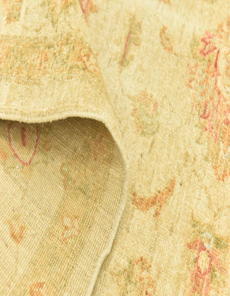 Detail image of  6' 8 x 9' 7  Hand Knotted Peshawar Ziegler Rug