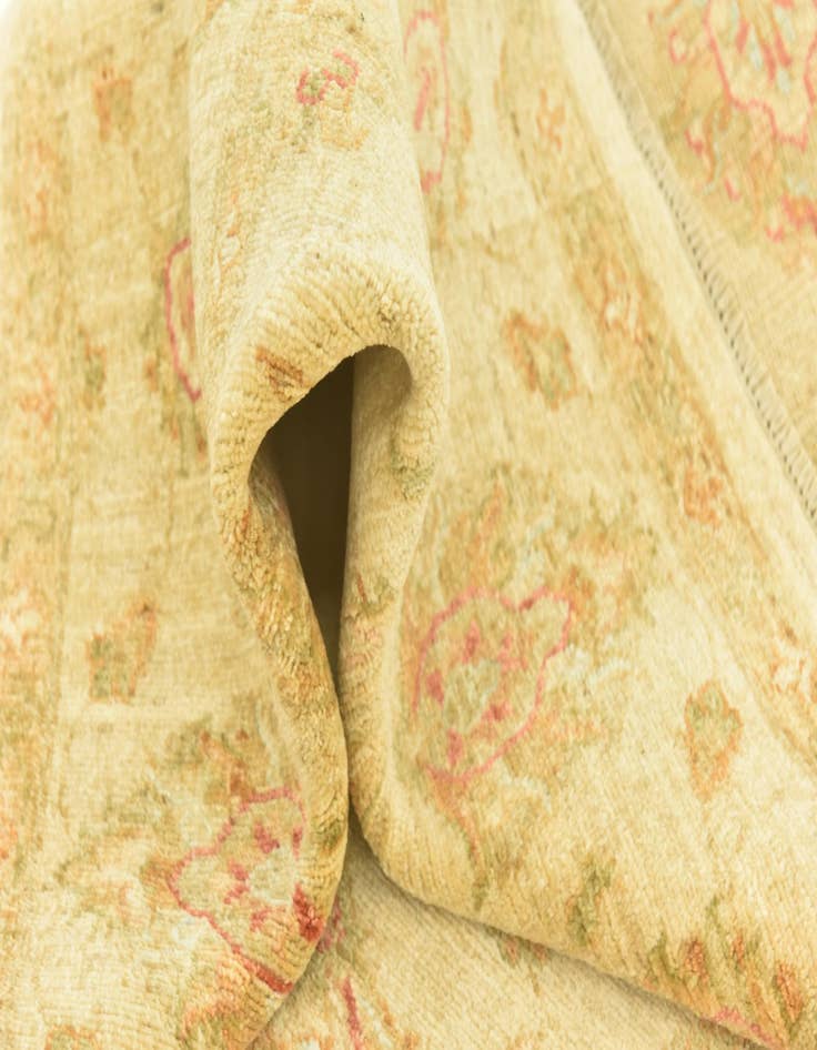 Detail image of  6' 8 x 9' 7  Hand Knotted Peshawar Ziegler Rug