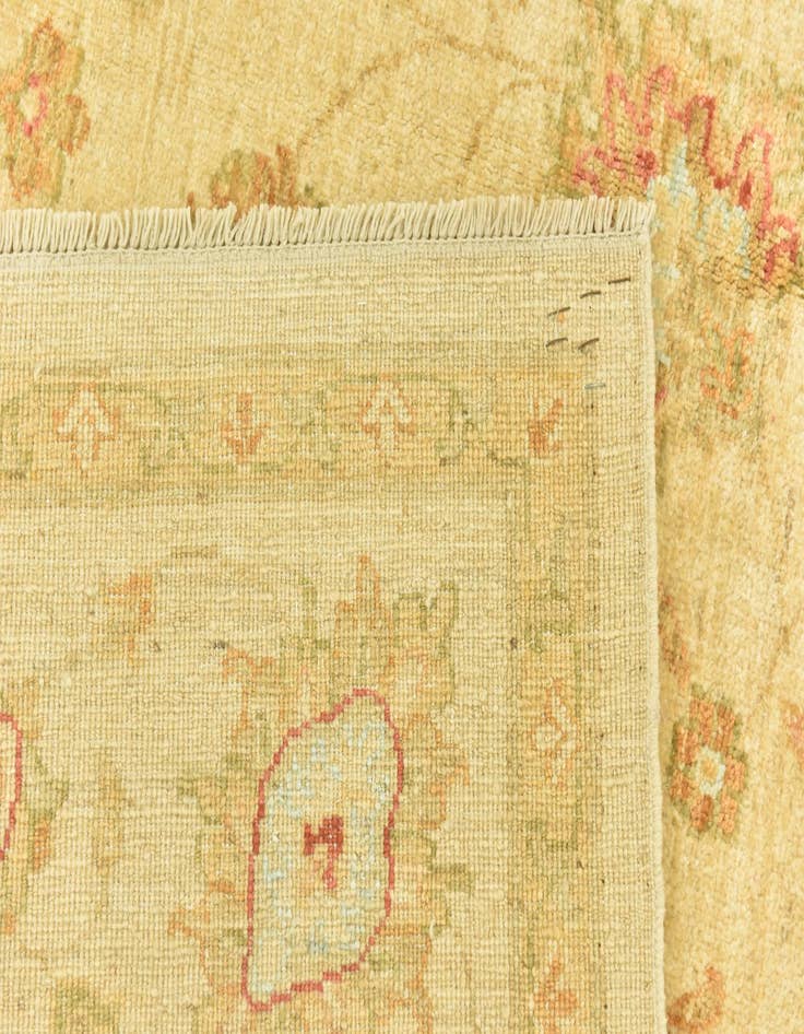 Detail image of  6' 8 x 9' 7  Hand Knotted Peshawar Ziegler Rug