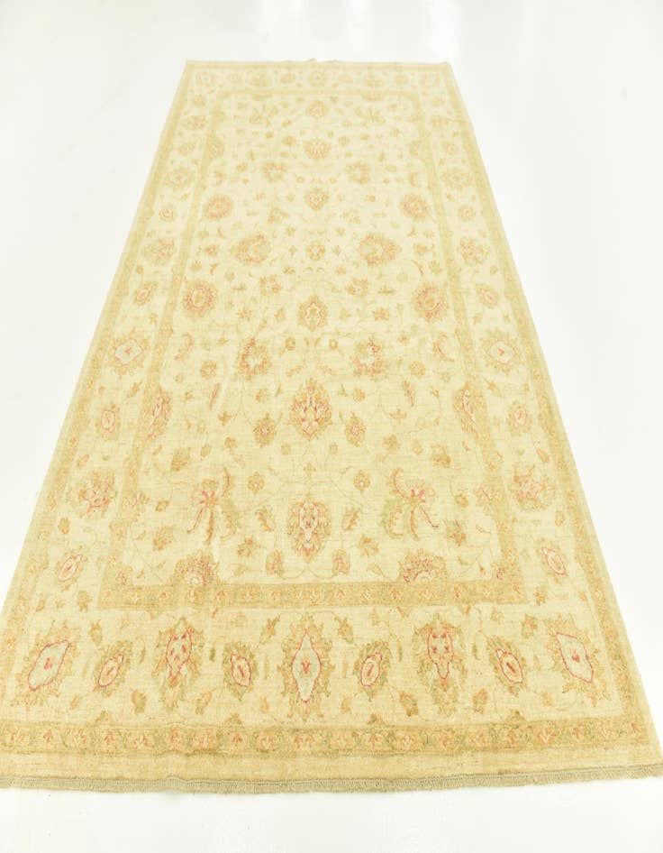 Detail image of  6' 8 x 9' 7  Hand Knotted Peshawar Ziegler Rug