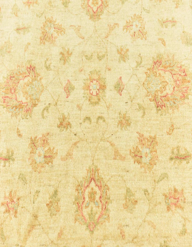 Detail image of  6' 8 x 9' 7  Hand Knotted Peshawar Ziegler Rug