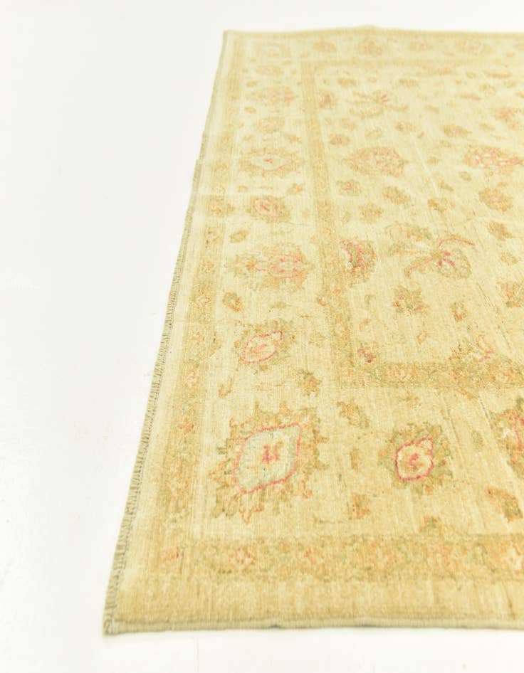 Detail image of  6' 8 x 9' 7  Hand Knotted Peshawar Ziegler Rug