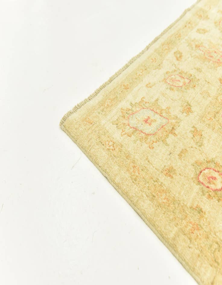 Detail image of  6' 8 x 9' 7  Hand Knotted Peshawar Ziegler Rug