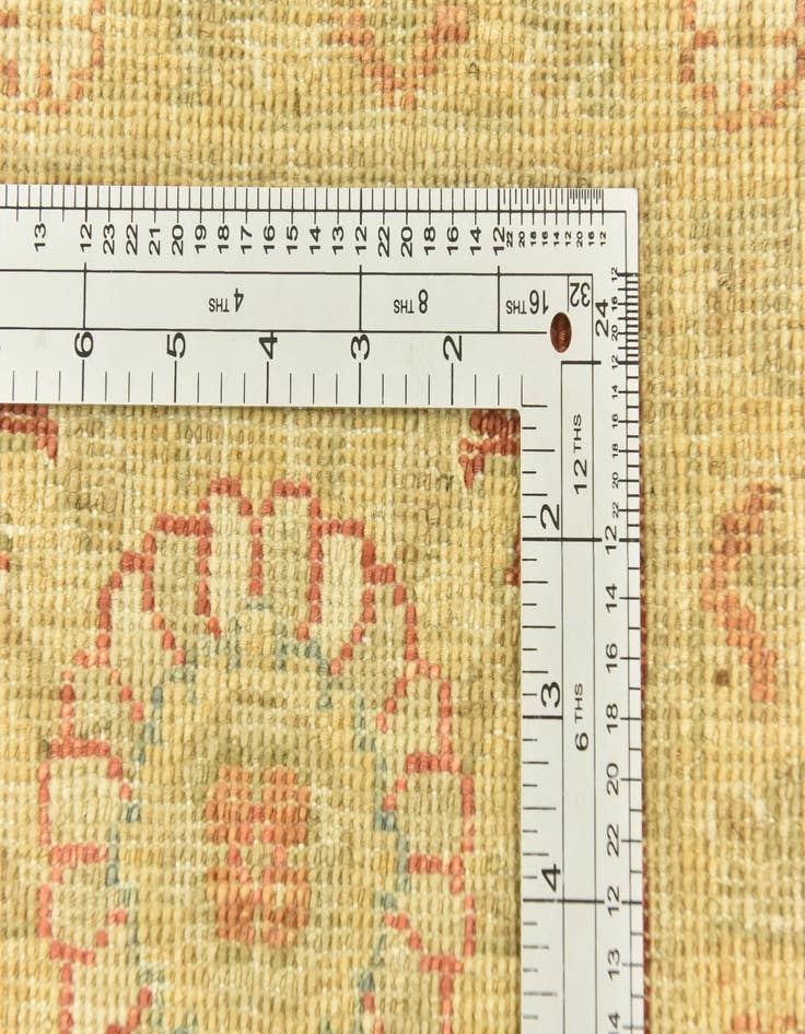 Detail image of  6' 8 x 9' 8  Hand Knotted Peshawar Ziegler Rug