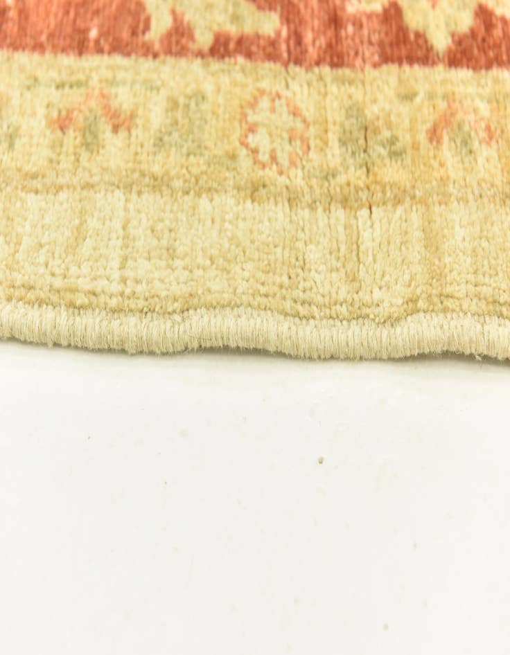 Detail image of  6' 8 x 9' 8  Hand Knotted Peshawar Ziegler Rug