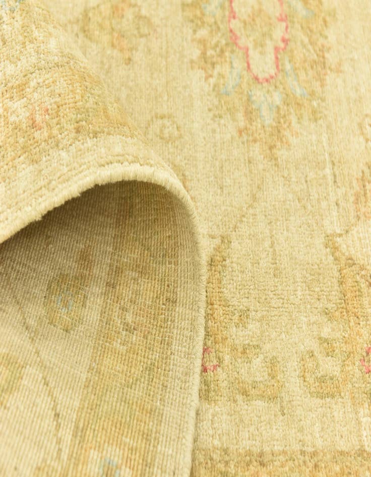 Detail image of  6' 9 x 9' 10  Hand Knotted Peshawar Ziegler Rug