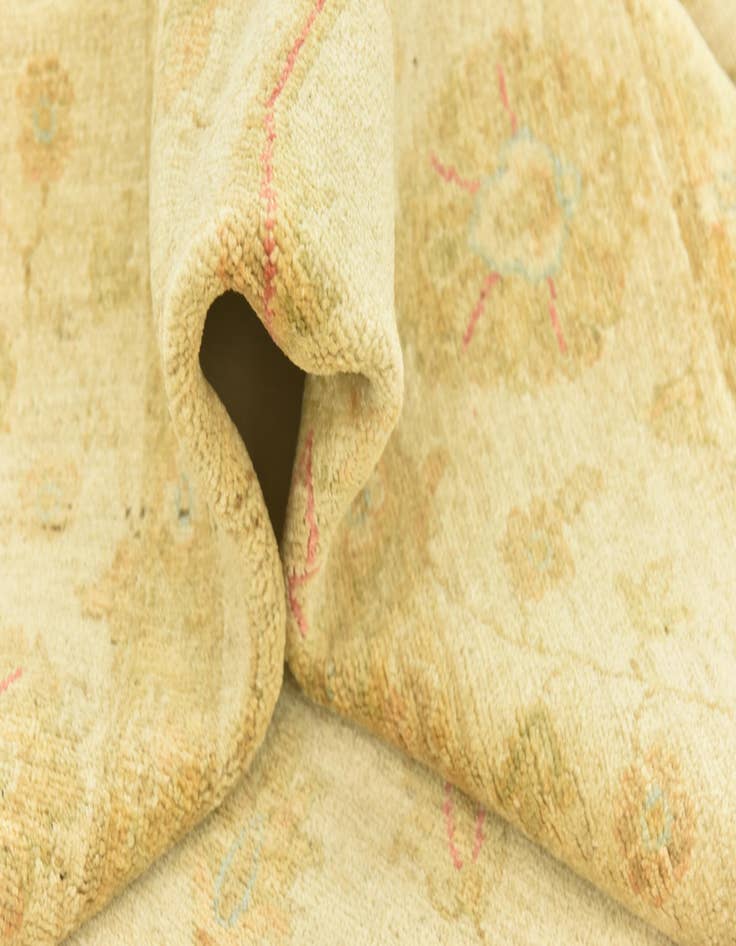 Detail image of  6' 9 x 9' 10  Hand Knotted Peshawar Ziegler Rug