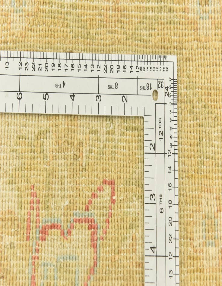 Detail image of  6' 9 x 9' 10  Hand Knotted Peshawar Ziegler Rug