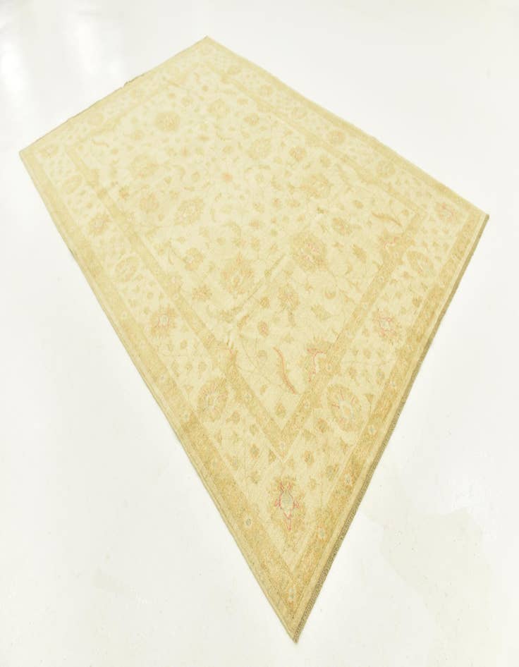 Detail image of  6' 9 x 9' 10  Hand Knotted Peshawar Ziegler Rug