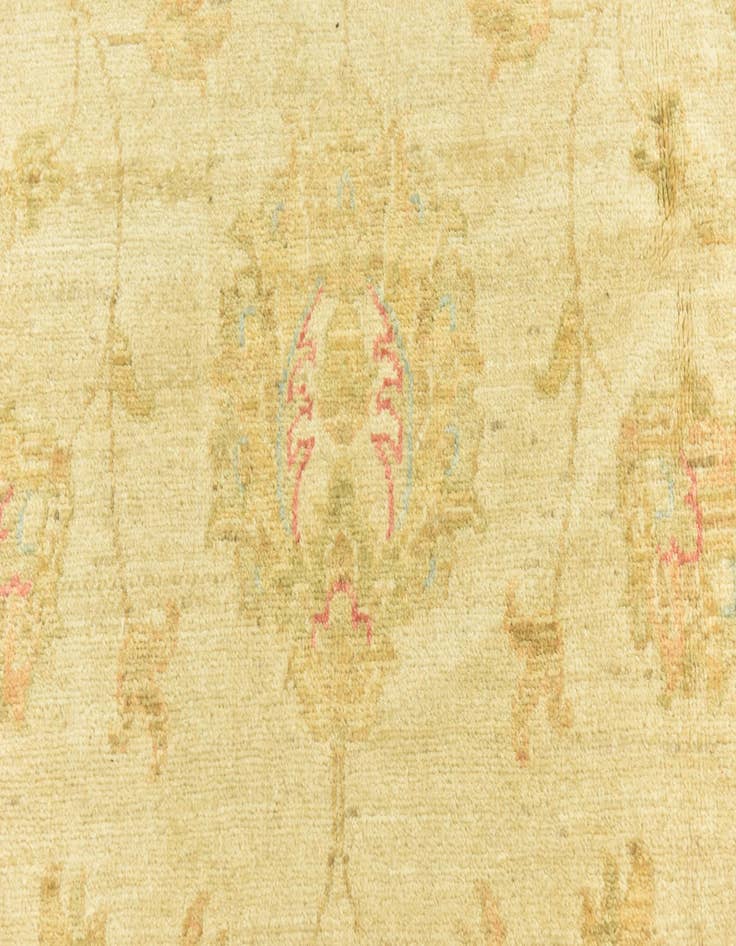 Detail image of  6' 9 x 9' 10  Hand Knotted Peshawar Ziegler Rug