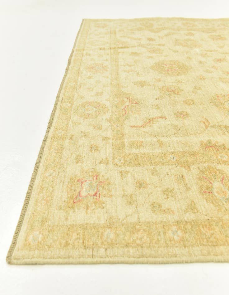 Detail image of  6' 9 x 9' 10  Hand Knotted Peshawar Ziegler Rug