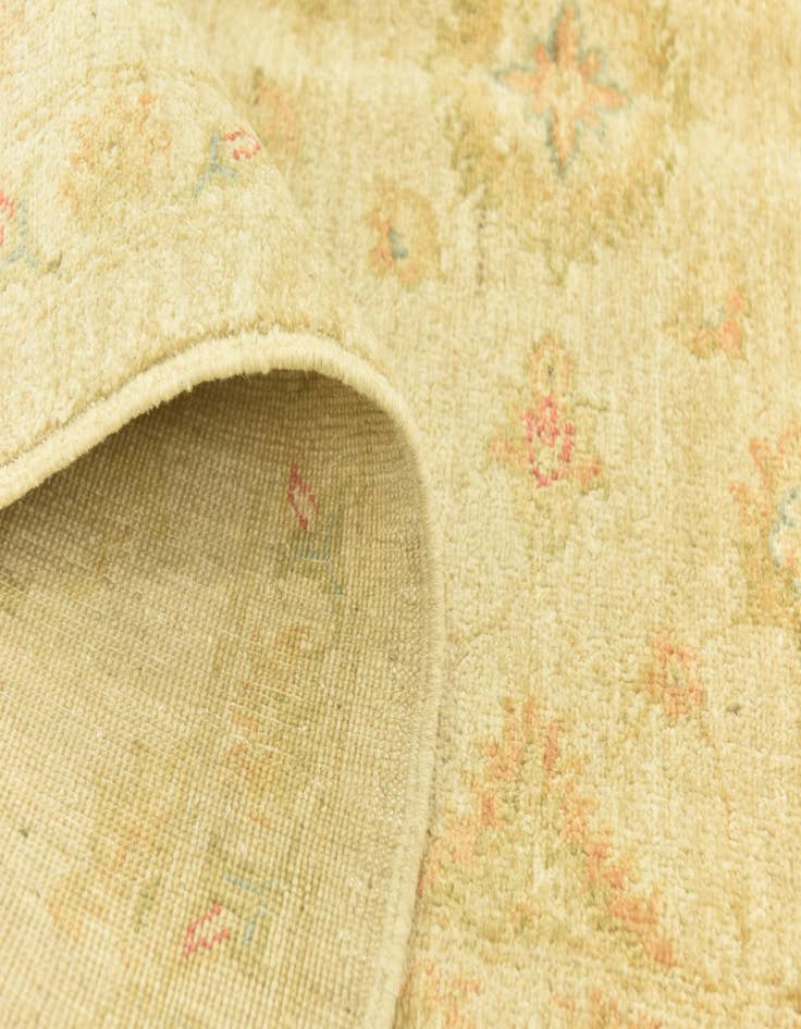 Detail image of  6' 8 x 9' 10  Hand Knotted Peshawar Ziegler Rug