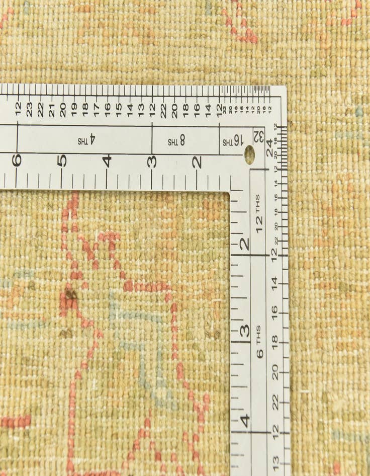 Detail image of  6' 8 x 9' 10  Hand Knotted Peshawar Ziegler Rug