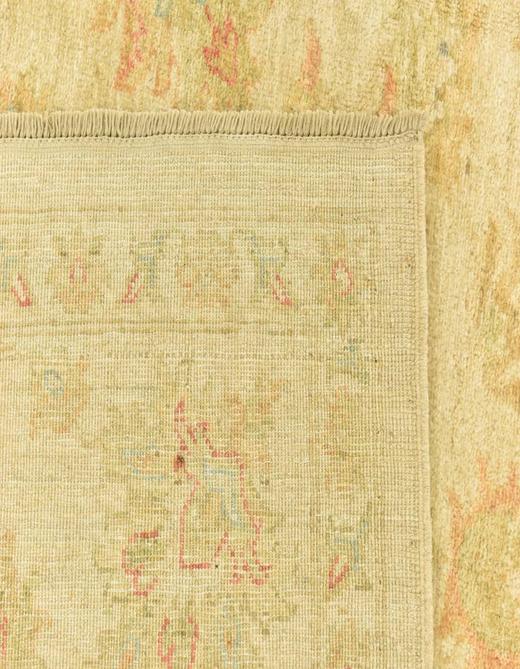 Detail image of  6' 8 x 9' 10  Hand Knotted Peshawar Ziegler Rug