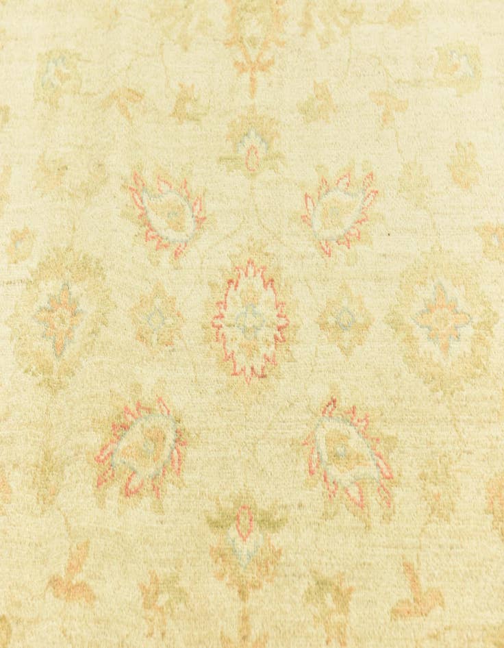 Detail image of  6' 8 x 9' 10  Hand Knotted Peshawar Ziegler Rug