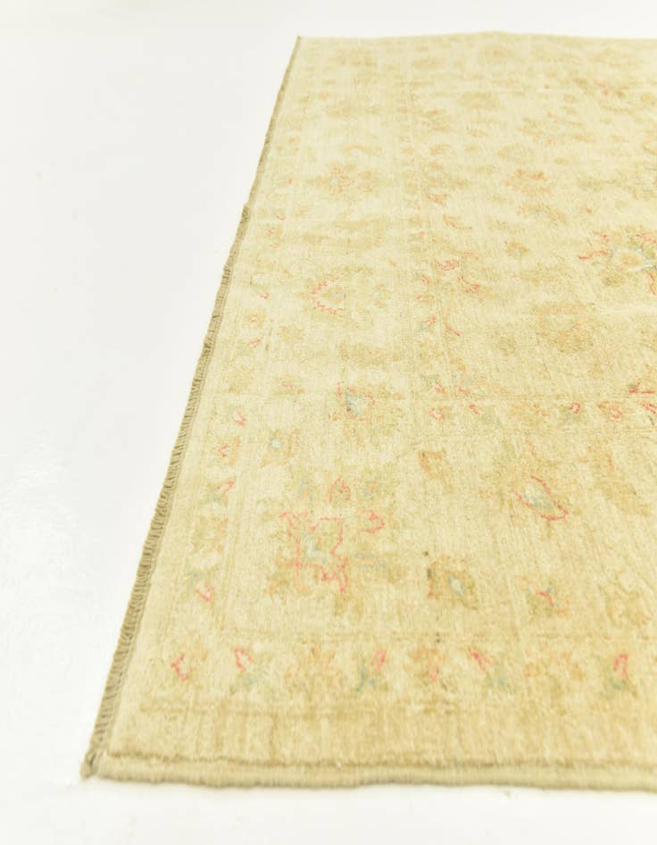 Detail image of  6' 8 x 9' 10  Hand Knotted Peshawar Ziegler Rug