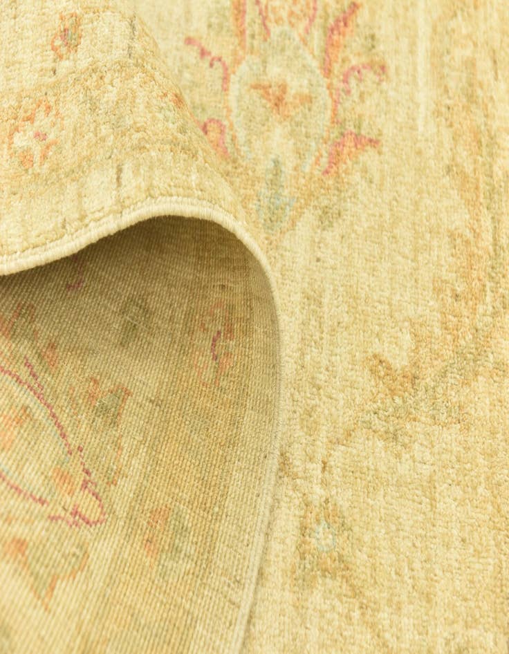 Detail image of  6' 8 x 9' 8  Hand Knotted Peshawar Ziegler Rug