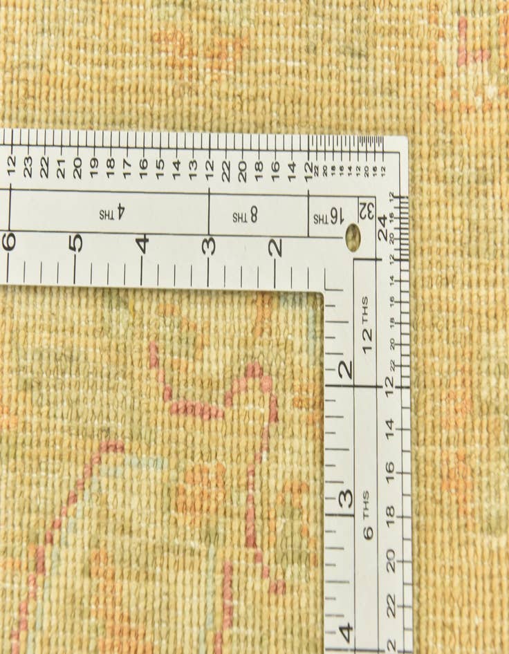 Detail image of  6' 8 x 9' 8  Hand Knotted Peshawar Ziegler Rug