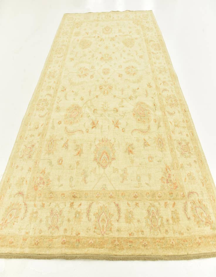 Detail image of  6' 8 x 9' 8  Hand Knotted Peshawar Ziegler Rug