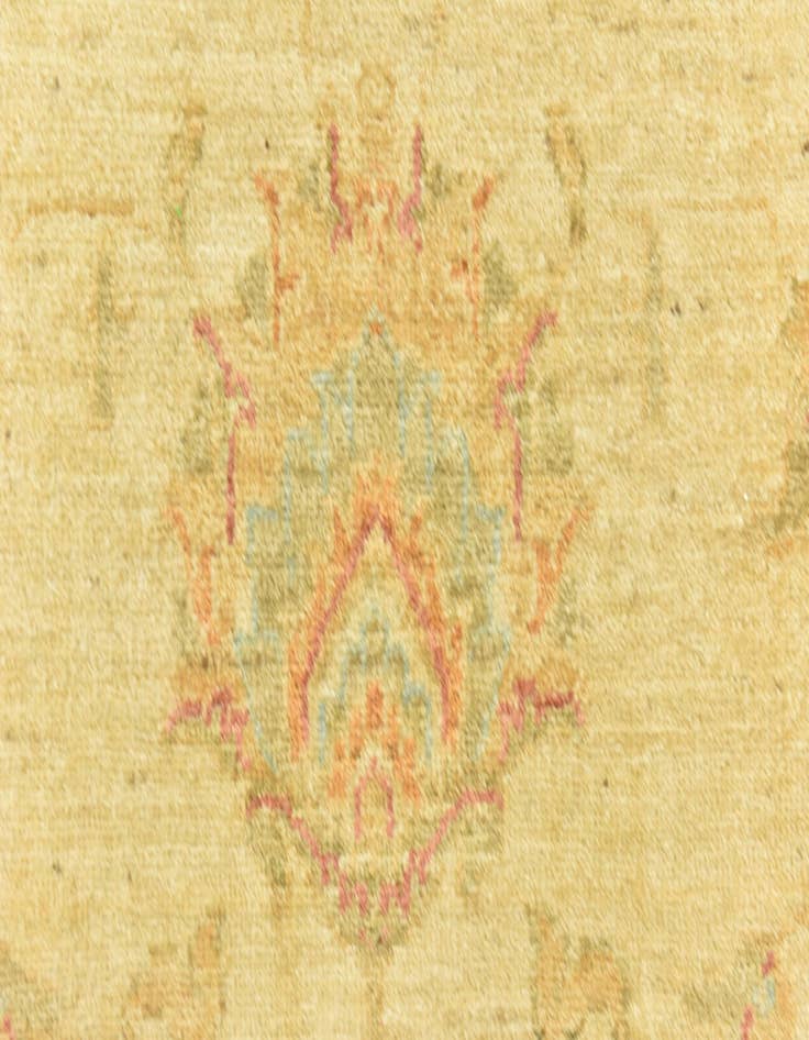 Detail image of  6' 8 x 9' 8  Hand Knotted Peshawar Ziegler Rug