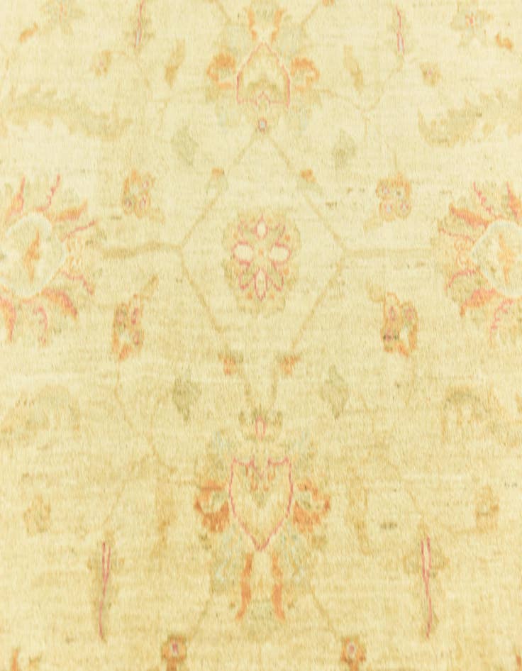 Detail image of  6' 8 x 9' 8  Hand Knotted Peshawar Ziegler Rug