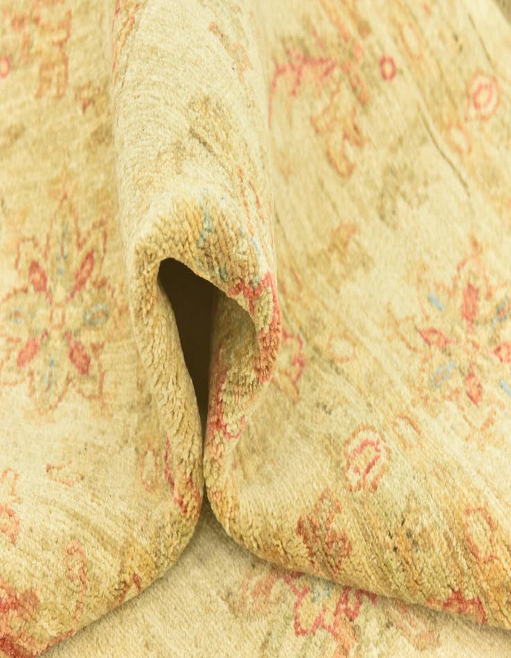 Detail image of  7' 1 x 9' 5  Hand Knotted Peshawar Ziegler Rug