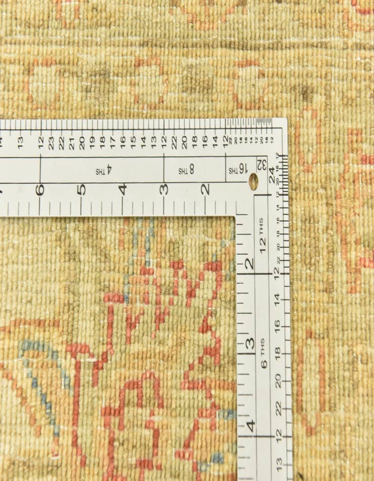 Detail image of  7' 1 x 9' 5  Hand Knotted Peshawar Ziegler Rug