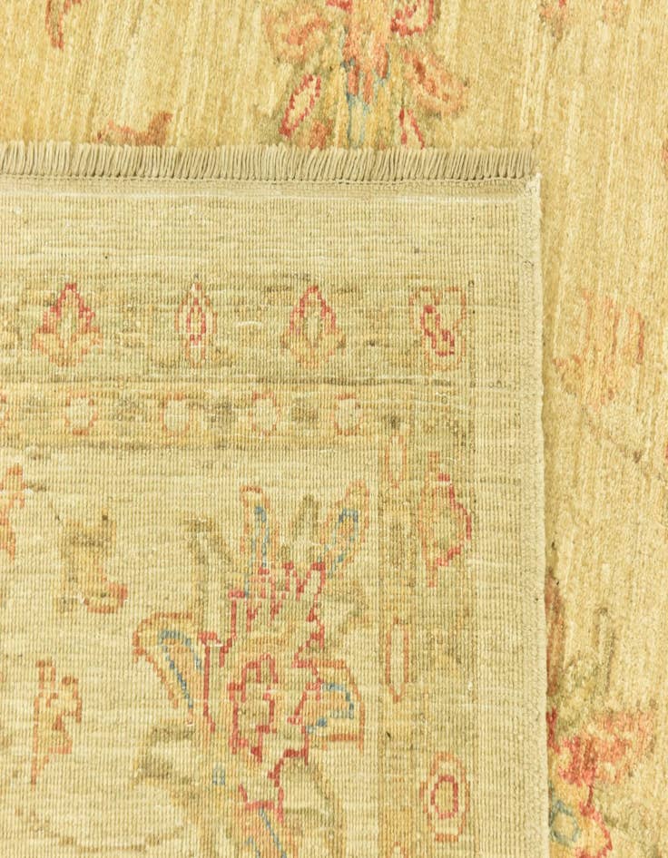 Detail image of  7' 1 x 9' 5  Hand Knotted Peshawar Ziegler Rug