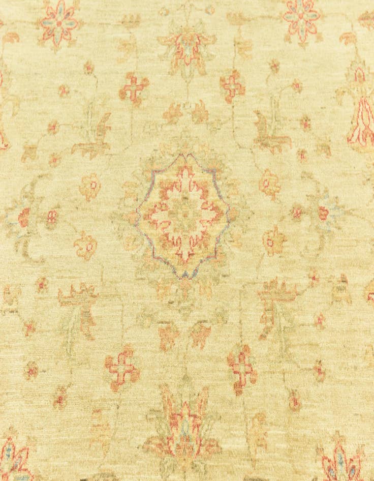 Detail image of  7' 1 x 9' 5  Hand Knotted Peshawar Ziegler Rug
