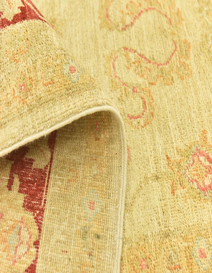 Detail image of  8' 2 x 9' 9  Hand Knotted Peshawar Ziegler Rug
