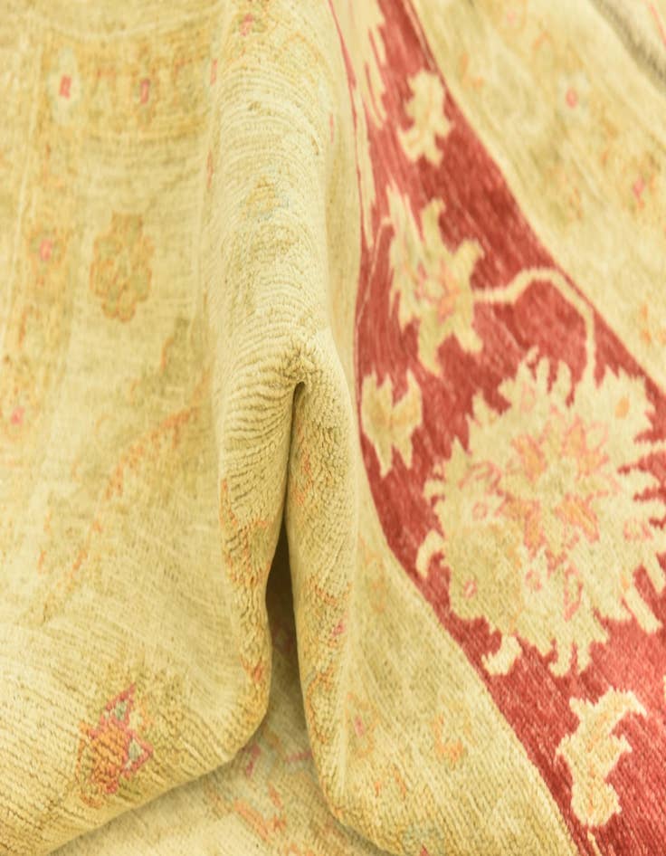 Detail image of  8' 2 x 9' 9  Hand Knotted Peshawar Ziegler Rug